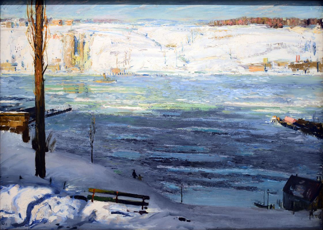 14 Floating Ice - George Bellows 1910 Whitney Museum Of American Art New York City